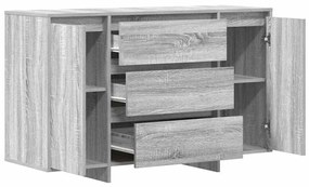Sideboard Cinza Sonoma 120x41x75 cm Madeira de engenharia
