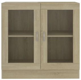 Vitrine Real de 80cm - Carvalho - Design Moderno