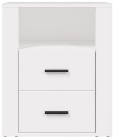Mesa de cabeceira 50x36x60 cm derivados de madeira branco