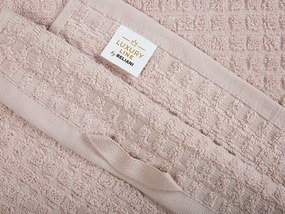 Conjunto de 11 toalhas rosa de algodão ATAI Beliani