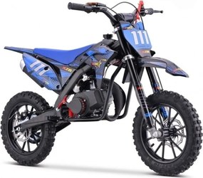 Mini Moto Infantil Gasolina 50 CC MTR Minicross XZR 2025 C/ Limitador Azul