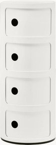 Armário de design Componibili, 4 elementos, Alt 77 cm