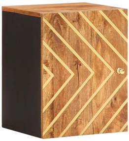 5 pcs conjunto de móveis p/ WC mangueira maciça castanho/preto