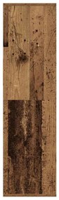 Estante madeira velha 34x31x112 cm derivados de madeira