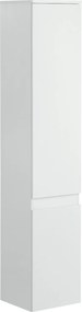 kleankin Móvel coluna arrumação casa de banho 2 armários 3 prateleiras reguláveis estilo contemporâneo 30 x 28 x 152,5 cm branco | Aosom Portugal