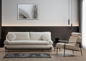 Sofá de 3 Lugares Livorno – Branco – 230 cm x 85 cm x 92 cm