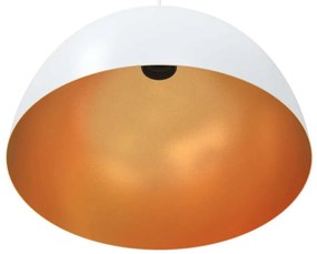 Candeeiros suspensos 2 pcs altura ajustável E27 branco Ø 30 cm