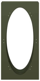 Suporte para lenha aço laminado a frio verde azeitona