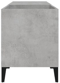 Armário p/ discos 84,5x38x48 cm derivados madeira cinza-cimento