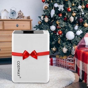 Aquecedor de Toalhas Aquecedor de Toalhas de Luxo Banheira com Temporizador de Desligamento Automático e Ecrã LED 23L SPA 114 x 178 cm Branco