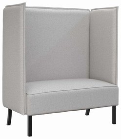 Sofá Alto Cinza Claro 109x56x121 cm Fabrics