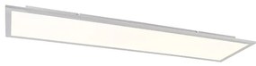 Candeeiro de teto em aço 120cm com LED e comando remoto - Liv Moderno