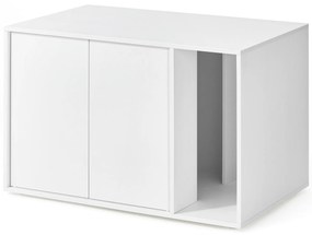 Casa para caixa de areia de gato com portas de abertura rápida. | SONGMICS HOME | 80 x 50 x 53 cm | PCL013W01.
