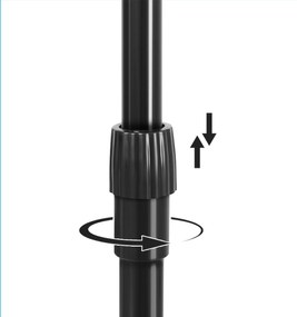 Rede de badminton de 4 m com Saco de transporte preta e amarela