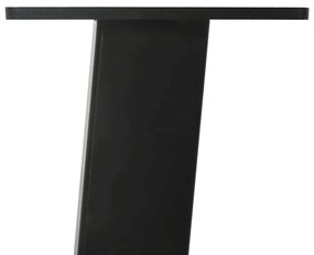 Pés de mesa de console 4 peças, preto, 72 cm, aço