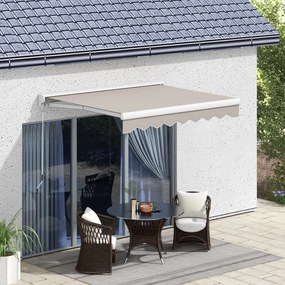 Toldo de Parede Retrátil Elétrico e Manual – Modelo Évora – 250x200 cm