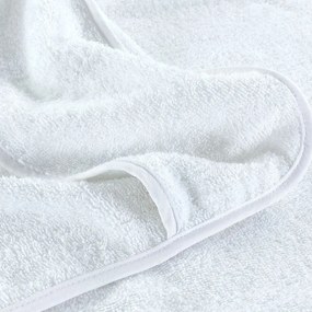 Toalhas de praia 4 pcs 60x135 cm tecido 400 GSM branco