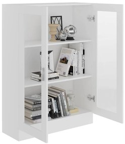 Armário vitrine 82,5x30,5x115 cm derivados de madeira branco