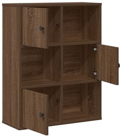 Estante 60x24x76,5 cm derivados de madeira carvalho castanho