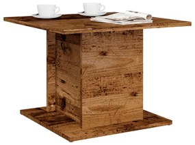 vidaXL Mesa de centro 55,5x55,5x40 cm derivados madeira madeira velha