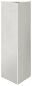 Vaso/floreira jardim 2 pcs triangular 30x26x75cm aço inoxidável