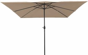 Guarda-sol Quadrado 295 x 245 cm Taupe