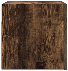Móveis de TV de parede 4 pcs 30,5x30x30 cm cor carvalho fumado