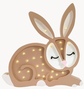 Candeeiro LED artesanal para crianças regulável com temporizador e controlo remoto Bunny