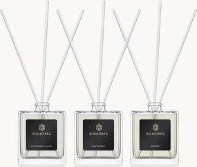 Difusores em caixa de presente Pearl (água do mar, jasmim, toranja, lima), conjunto de 3