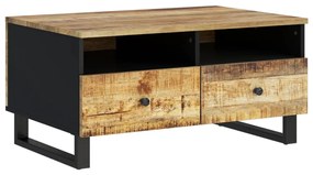 Mesa de centro madeira de mangueira maciça/derivados de madeira