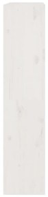 Estante/divisória 80x30x135,5 cm madeira de pinho maciça branco