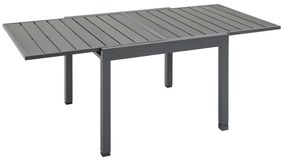 Outsunny Mesa de Jardim Extensível de Alumínio Mesa de Jantar Retangular para 4-6 Pessoas Carga Máxima 70kg 180x90x73cm Cinza | Aosom Portugal