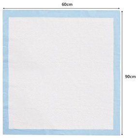 Tapete descartável de 60 x 90 cm 150 unidades super absorvente de secagem rápida com controlo de odores e sem fugas para cães e gatos