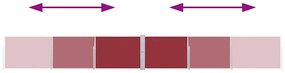 Toldo lateral retrátil para pátio 170x1200 cm vermelho