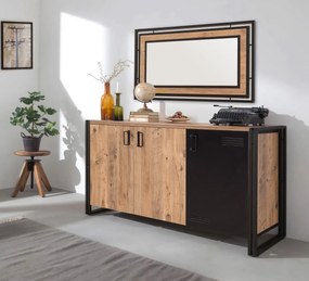 Console Cosmo – Atlantic Pine Black – 140x80x45 cm