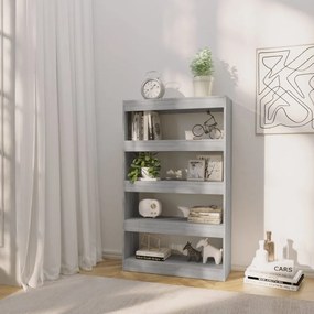 Estante/divisória 80x30x135cm derivados madeira cinzento sonoma