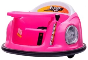 Carrinho de Choques elétrico para crianças Autogiro 12V Eléctrico Rosa