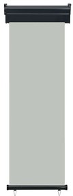 Toldo lateral para varanda 60x250 cm cinzento