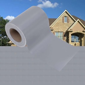 vidaXL 4 pcs painéis privacidade jardim 35x0,19m PVC cinza-claro fosco