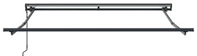 Toldo Retrátil Manual Azul Marinho 300x250 cm Tecido e Metal