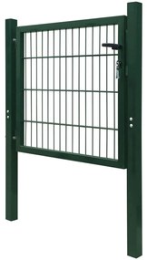 Portão de cerca 105x150 cm aço verde