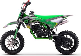MINI MOTO Crianças MINICROSS gasolina DORADO MD3 49cc 2T 10/10" Com Limitador Velocidade Verde