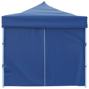 Tenda para festas pop-up dobrável c/ 8 paredes 3x9 m azul