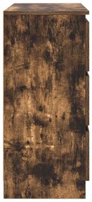 Aparador 80x35x76 cm derivados de madeira carvalho fumado