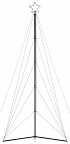 LED Árvore de Natal 615 LEDs Branco Quente 404,5 cm