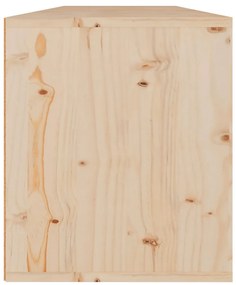 Armários de parede 2 pcs 60x30x35 cm madeira de pinho maciça