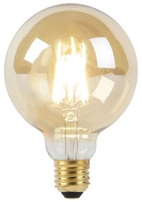 Lâmpada de filamento LED goldline E27 dim a quente G95 8W 2000-2600K