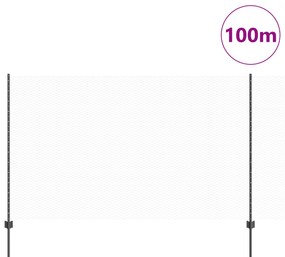 Postes de Cerca 22 pcs U-Canal Cinza 140 cm Aço