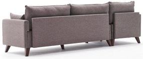 Sofá de Canto Bella – Castanho – 275x85x81 cm