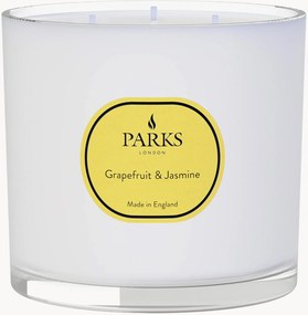 Vela perfumada artesanal com três pavios Vintage Aromatherapy (toranja, jasmim, almíscar branco)